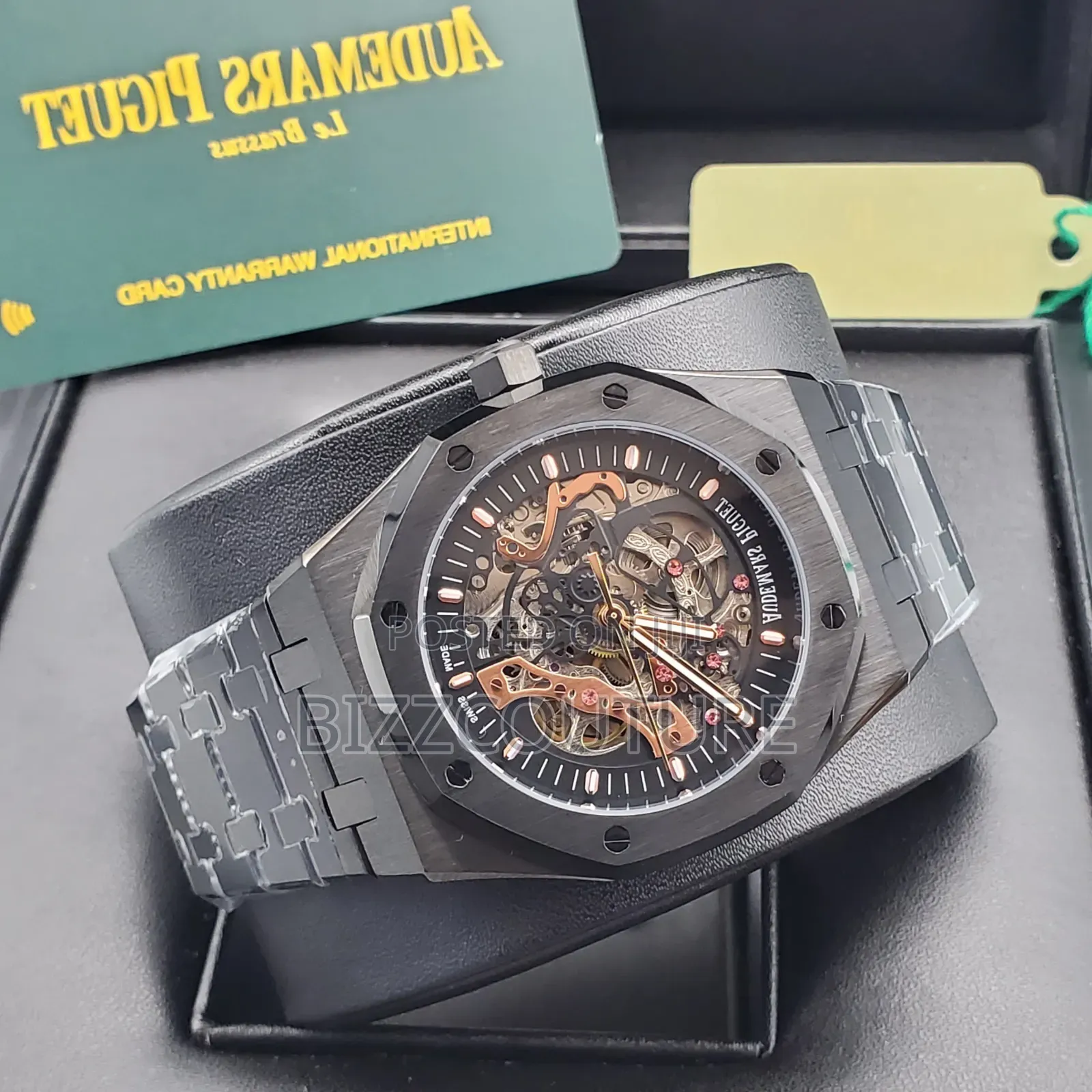 Original Audemars Piguet Black Stainless Steel Watch