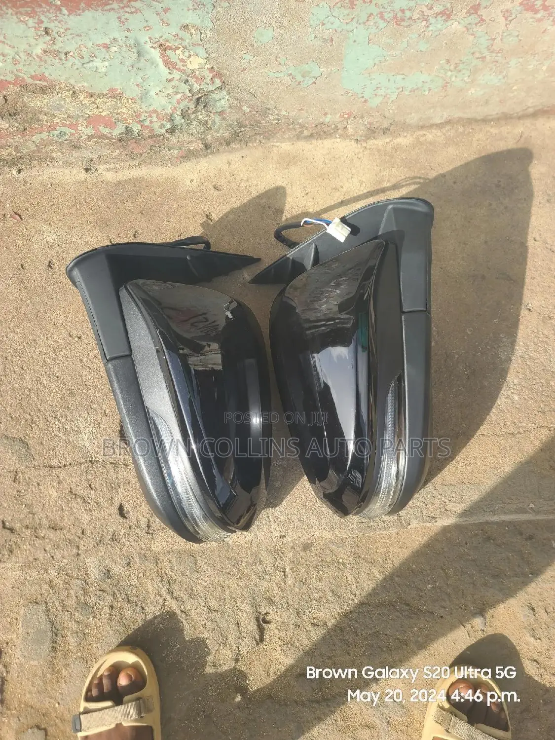 Side Mirrors Toyota Hilux 2016-2024 Black