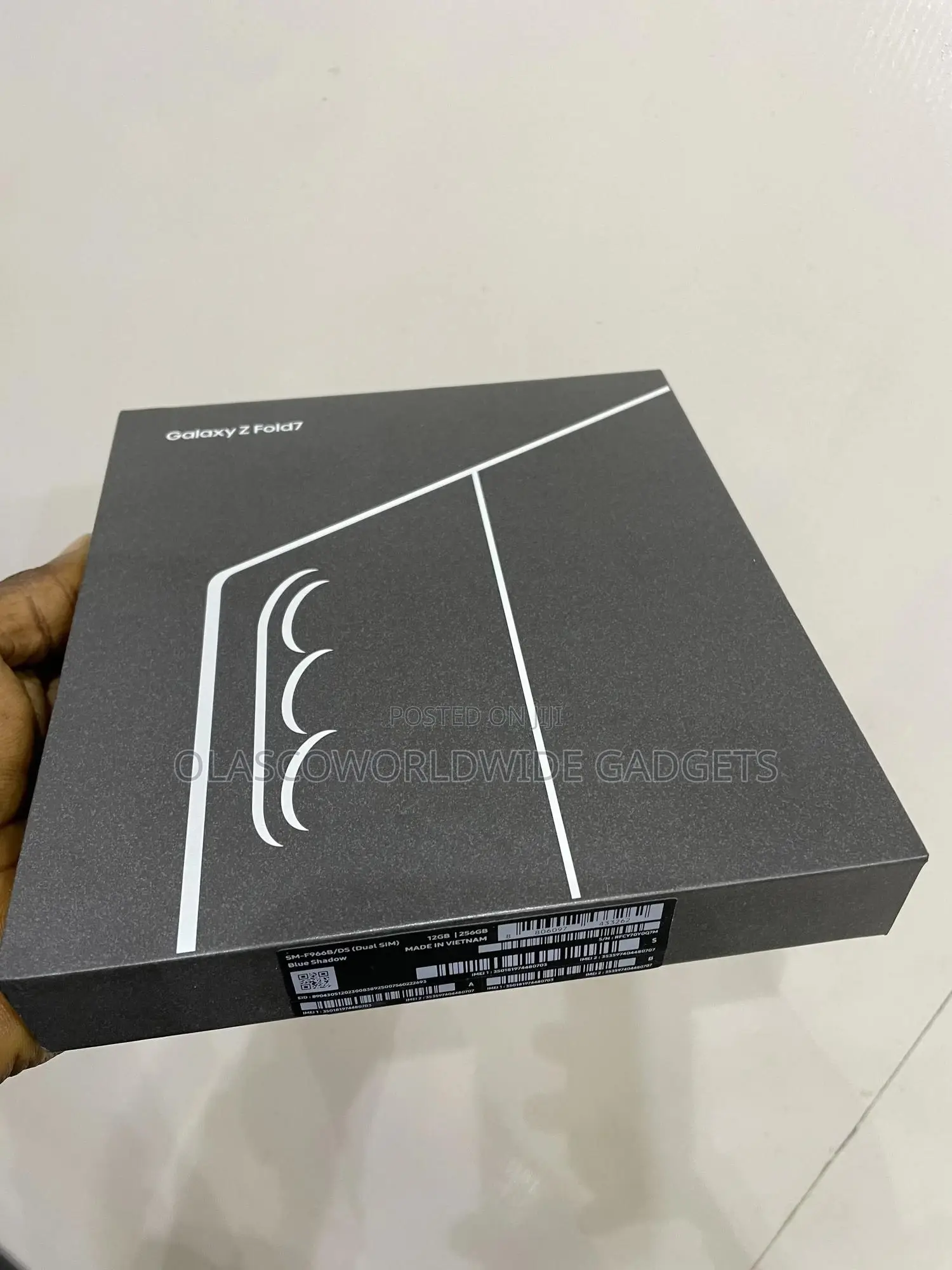 New Samsung Galaxy Z Fold7 256 GB Blue