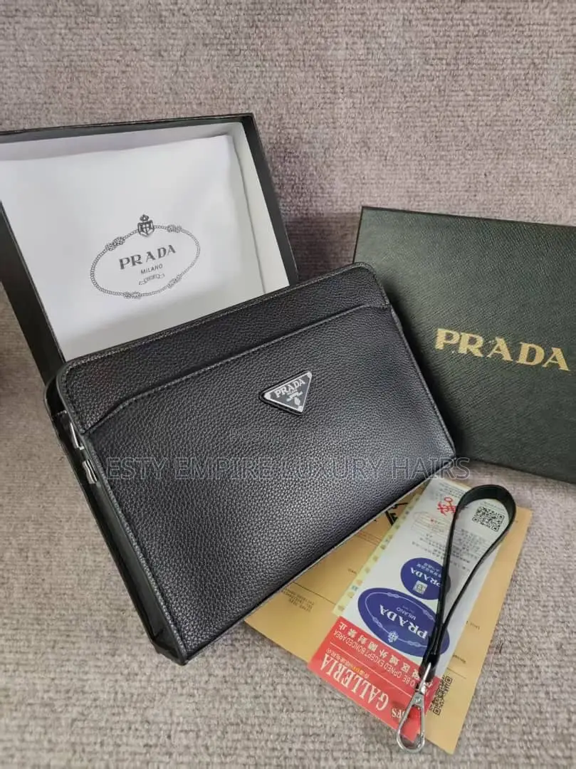 Prada Quality Luxury Genuine Leather Purse