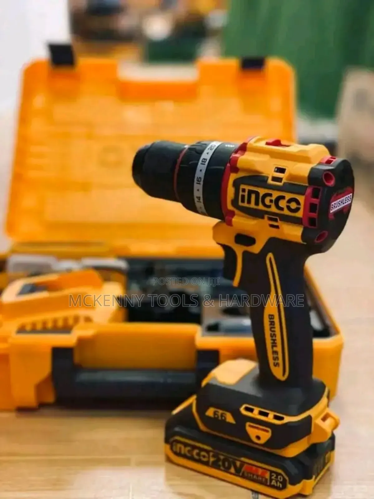 Ingco Compact Brushless Cordless Impact Drill, Cidli20668