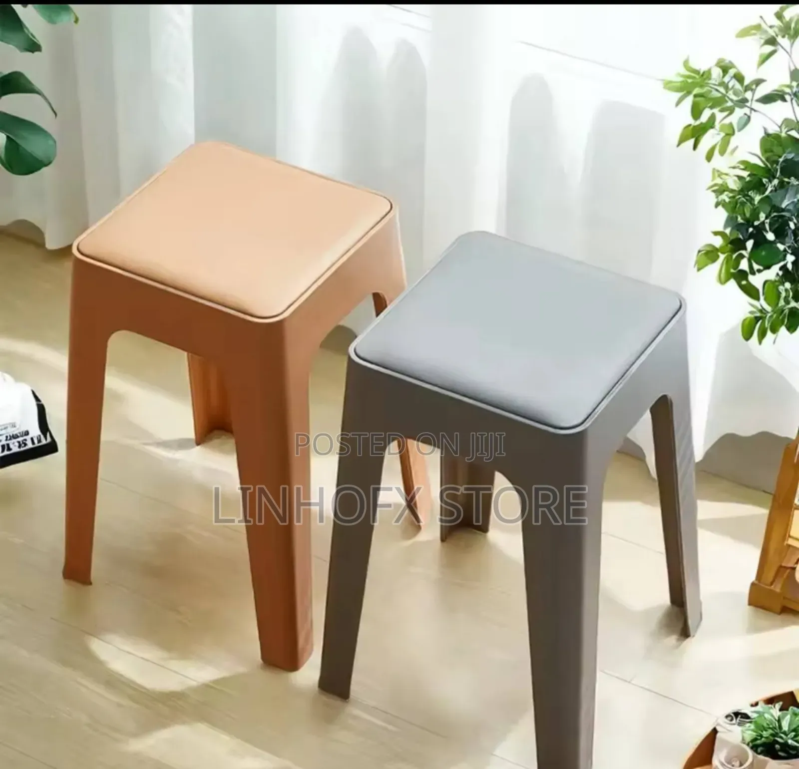 Plastic Stool Thickened Household Bench Nordic Modern Stool