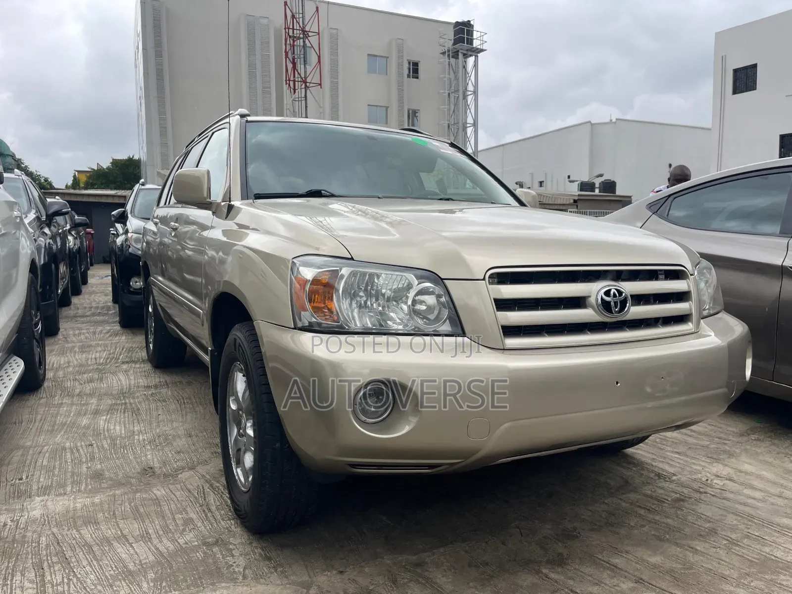 Toyota Highlander V6 2007 Gold