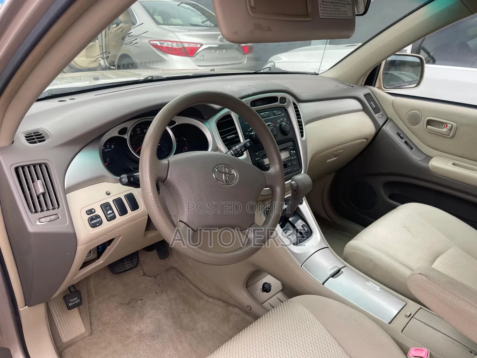 Toyota Highlander V6 2007 Gold