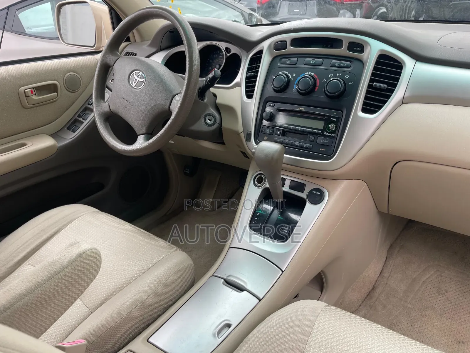 Toyota Highlander V6 2007 Gold