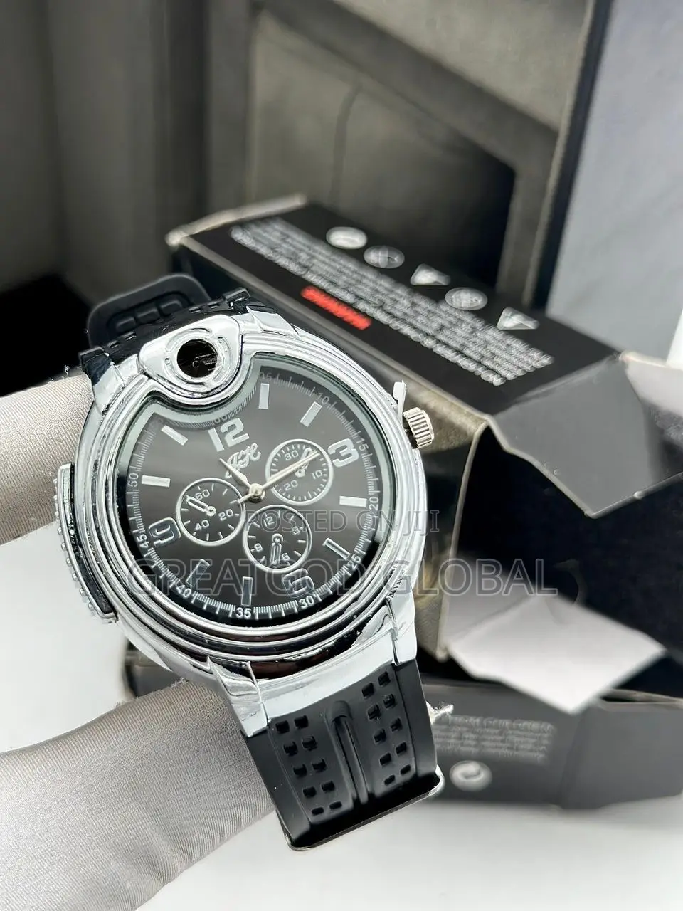 Gas Lighter Refill Wrist Watch