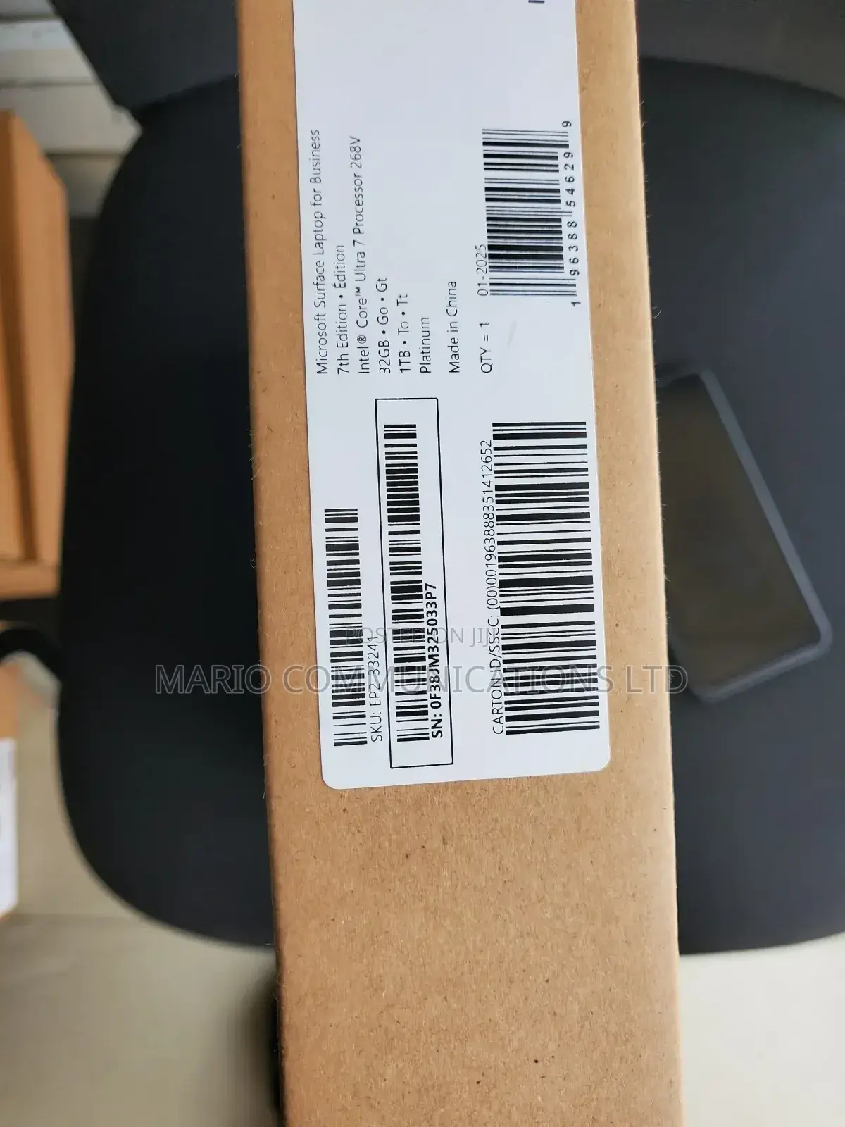 New Laptop Microsoft Surface Laptop 7 32GB Intel Core Ultra 7 SSD 1T