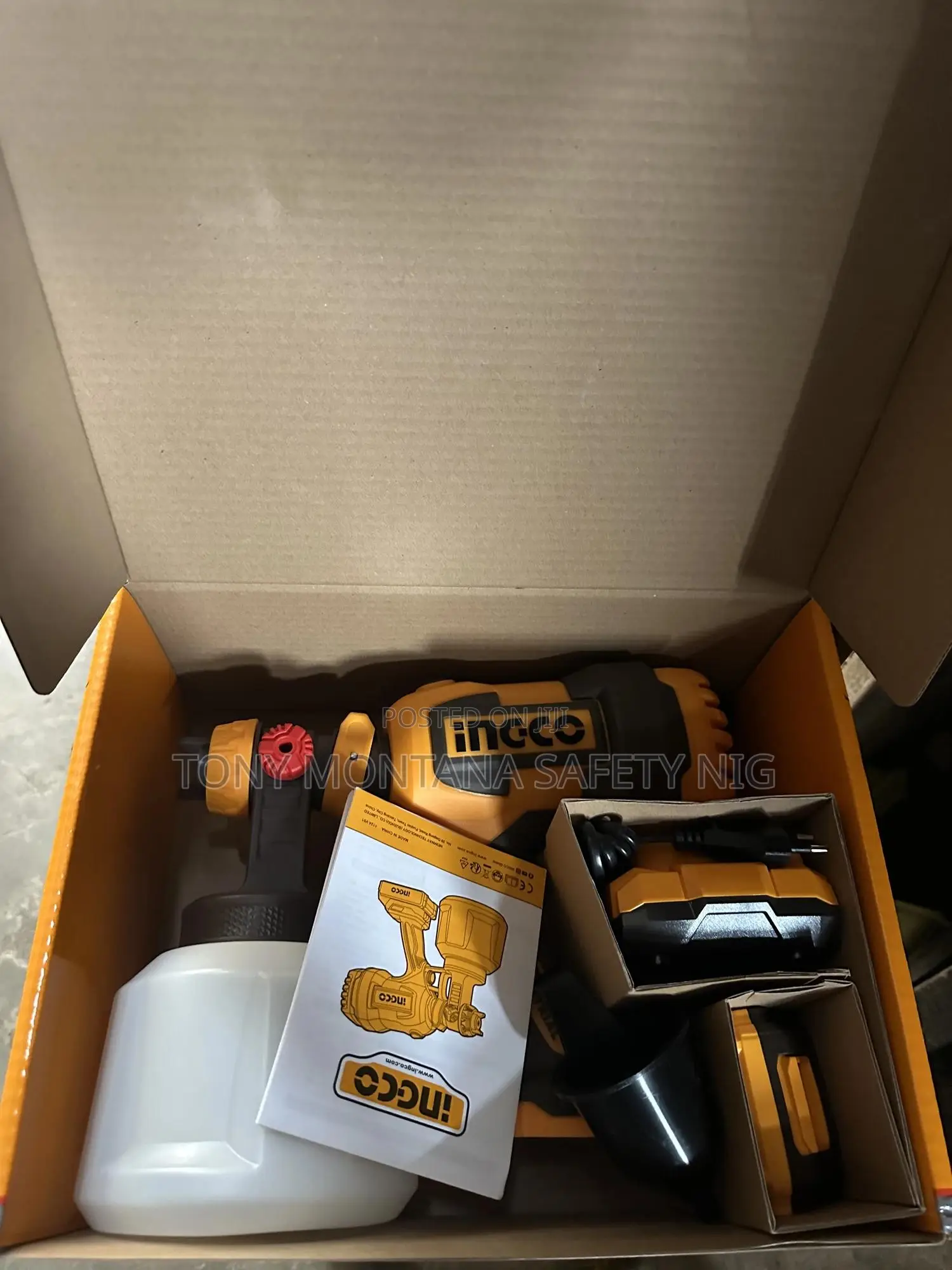 Ingco Cordless Spray Gun Machine
