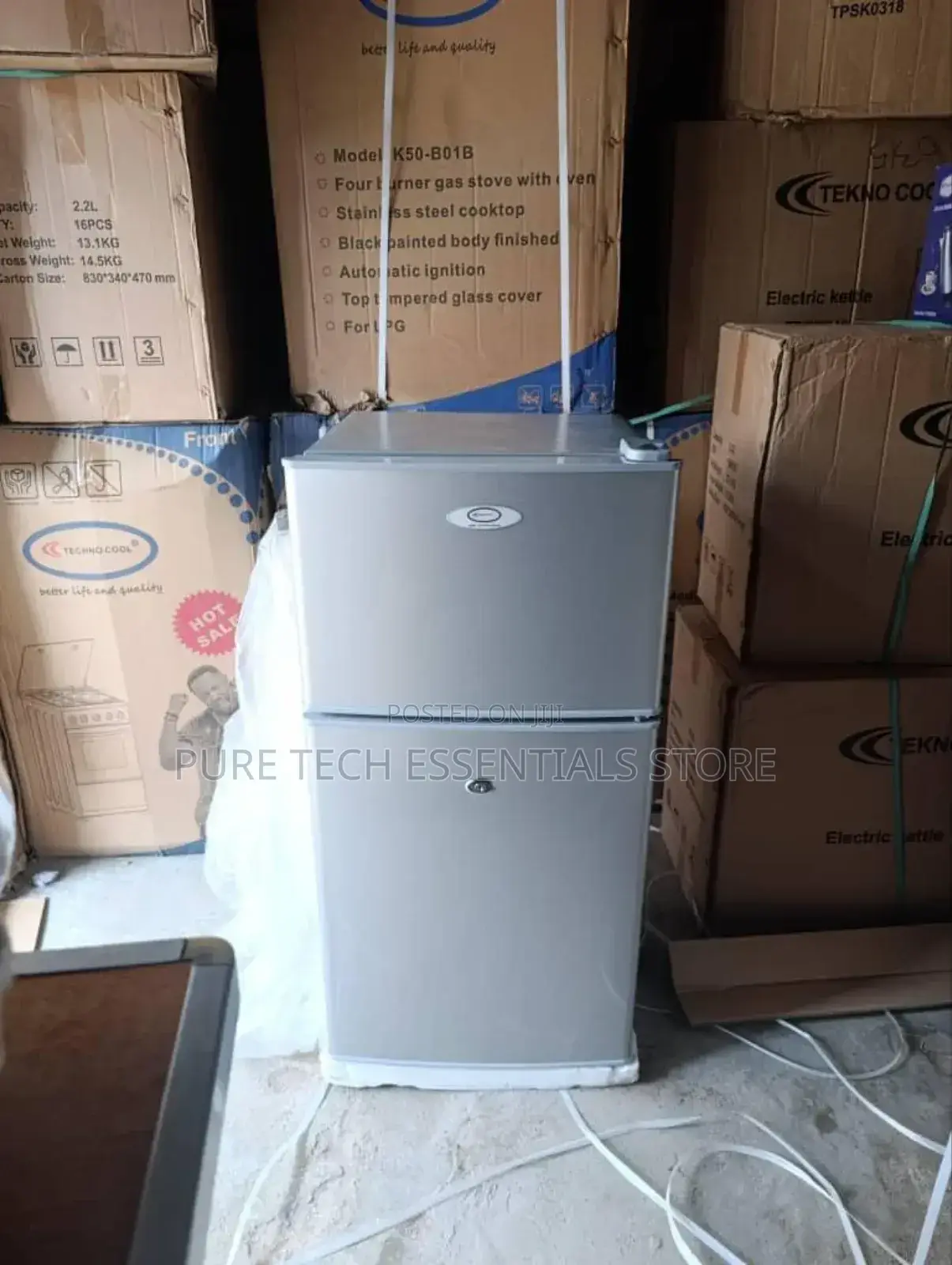 Original Teknocool Double Door Table Top Refrigerator