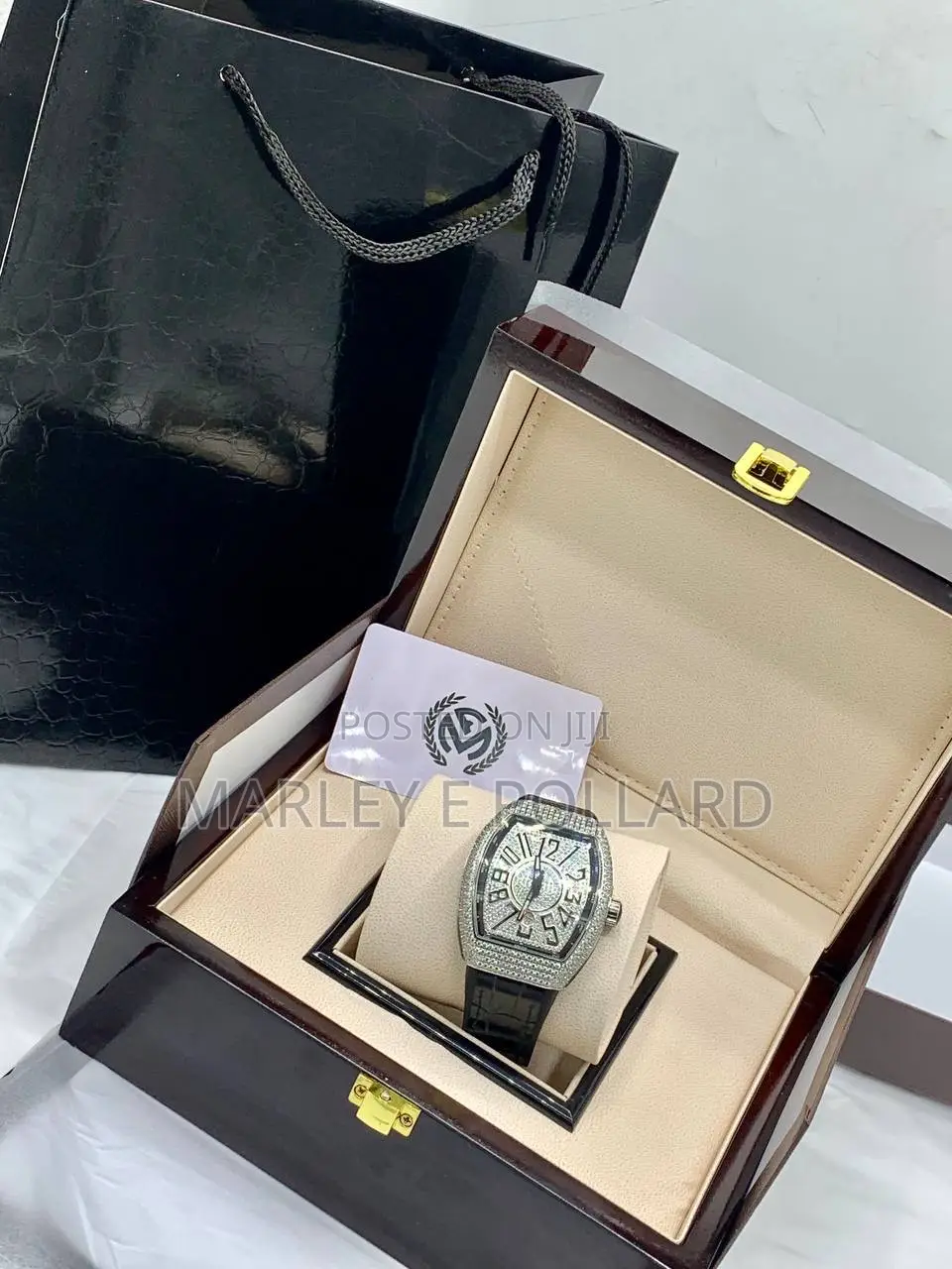 Iced Out Frank Muller Wrist Watch