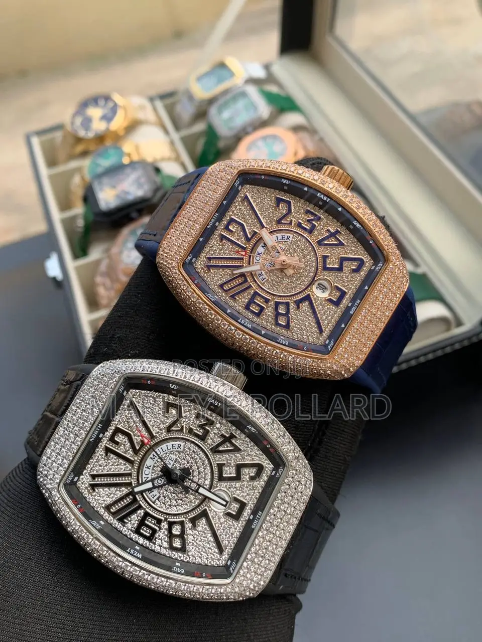 Iced Out Frank Muller Wrist Watch