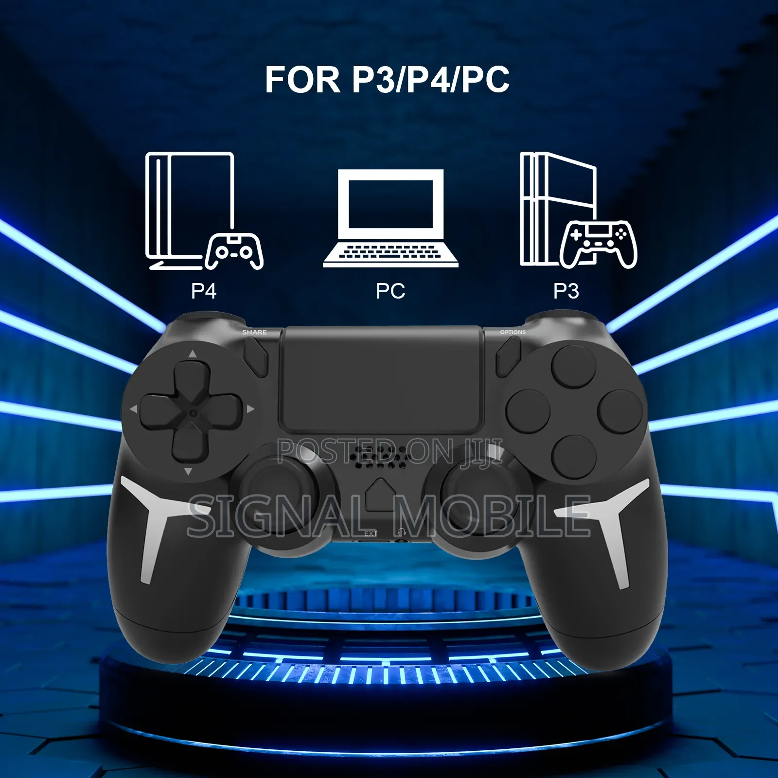 Wireless Gamepad 6-Axis Gyroscope for Ps4 Ps3 Pc