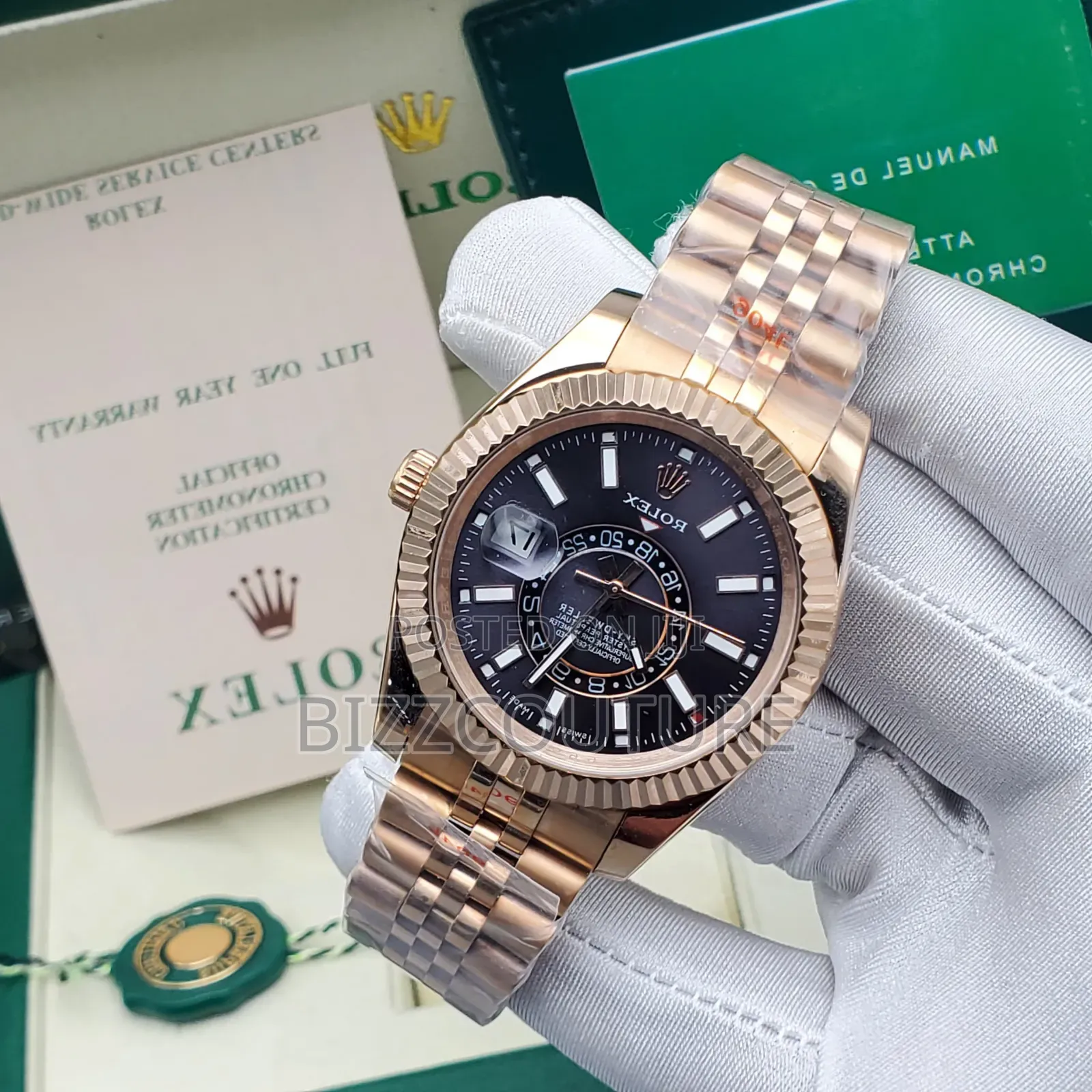 Original Rolex Gold Stainless Steel Bracelet Watch