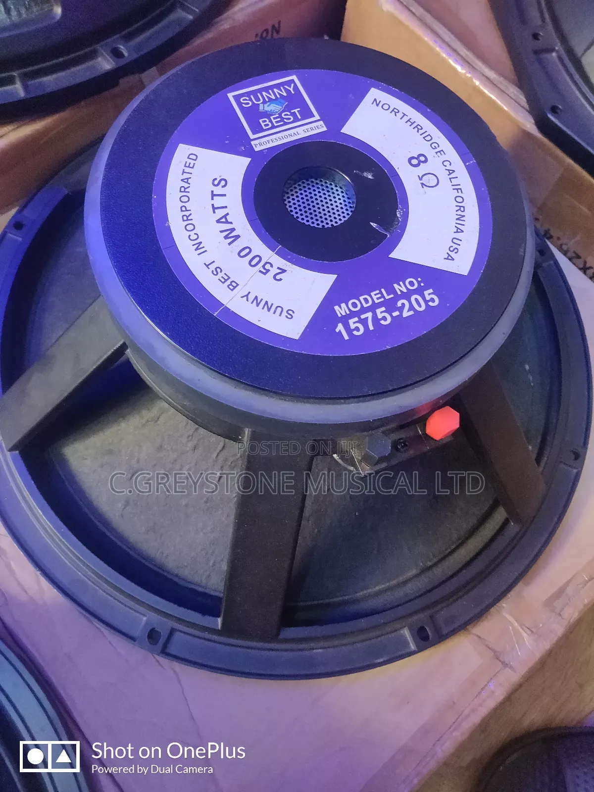 15 Inches Sb Speaker 1575_205 Model