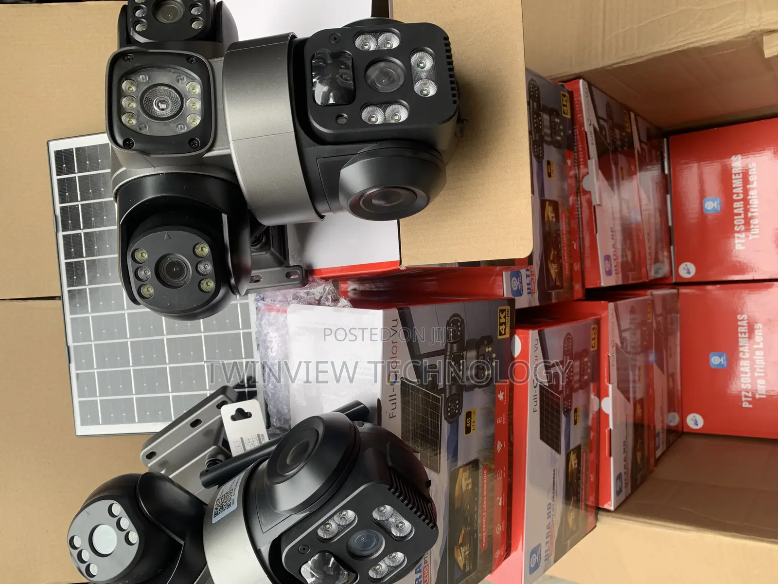 Three Lens 4g Solar Camera