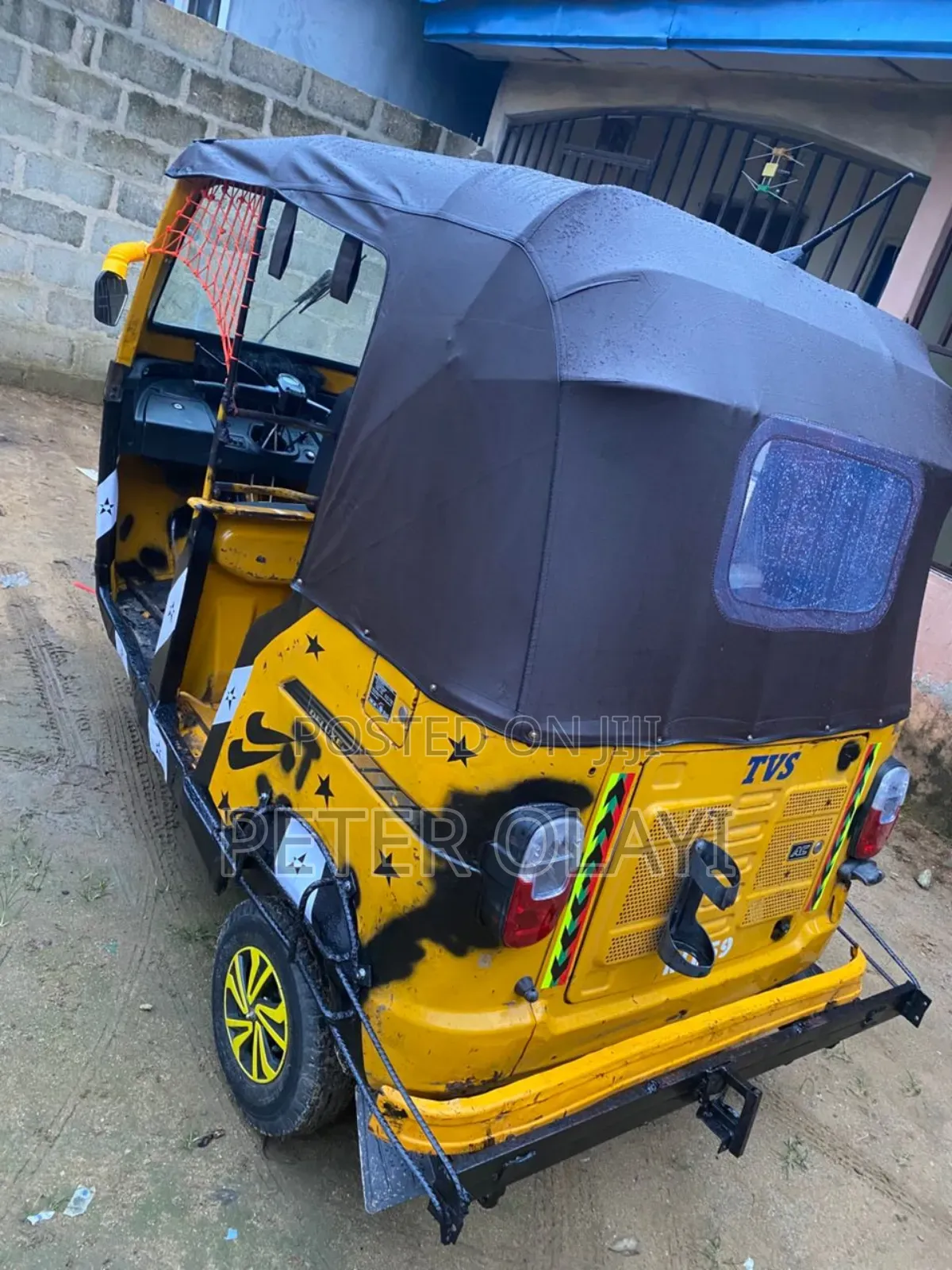 TVS King Deluxe Plus iTouch Start 2022 Yellow