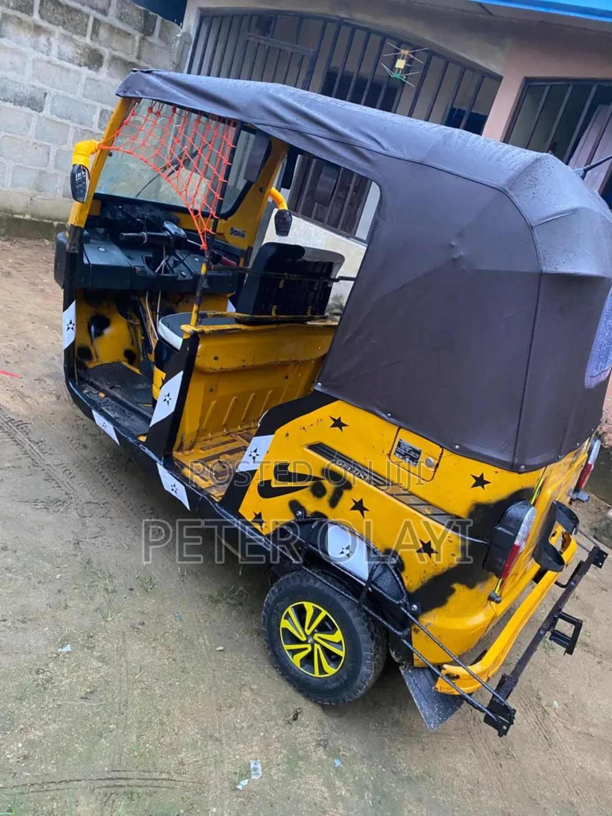 TVS King Deluxe Plus iTouch Start 2022 Yellow