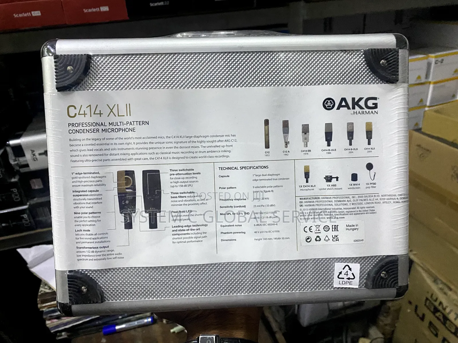 Akg Studio Mic C414xlii