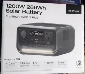 Ecoflow Power Station River 3 Plus 286wh, 1200w Output (Lfp)