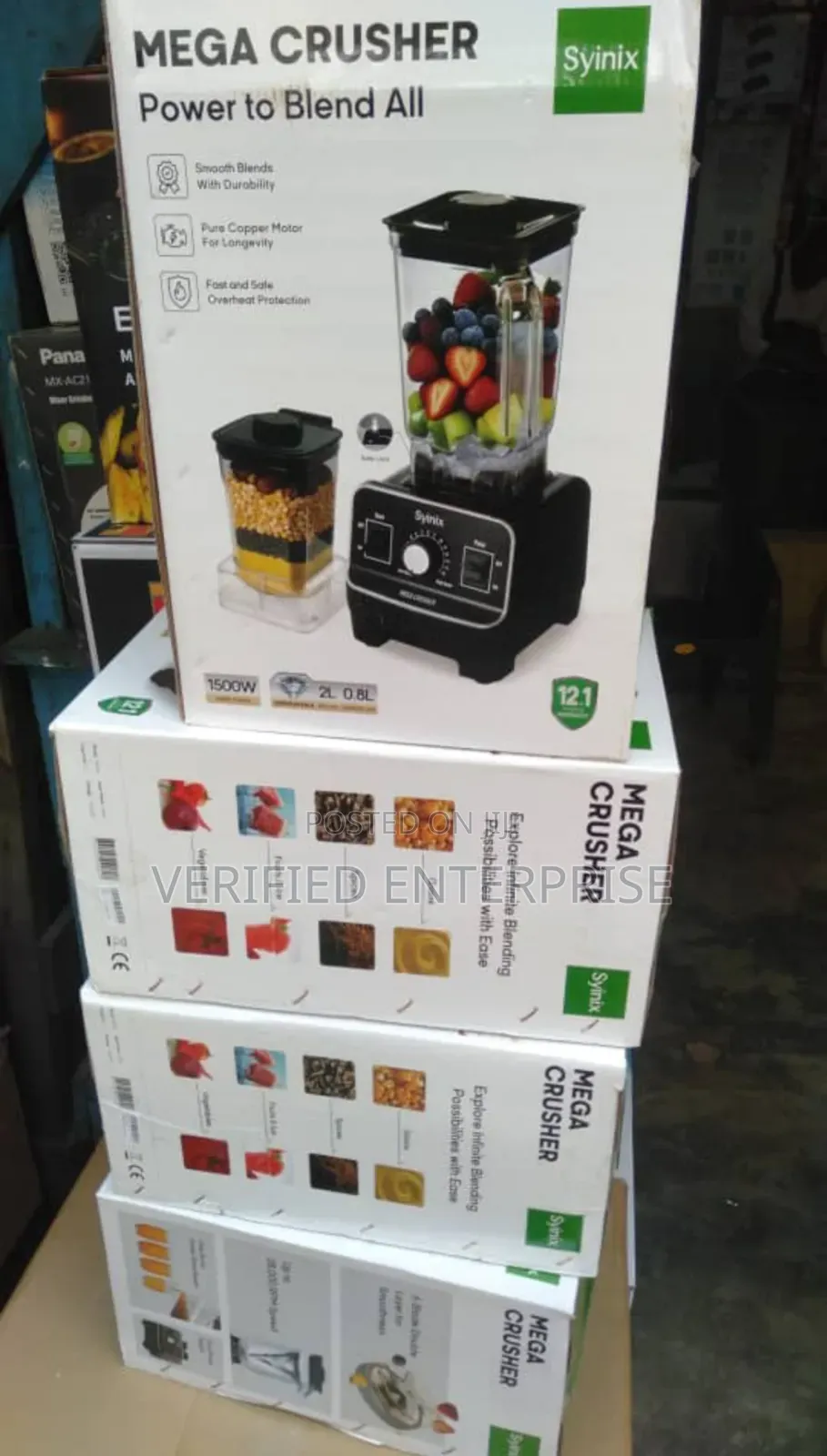 Syinix Commercial Blender - 2l
