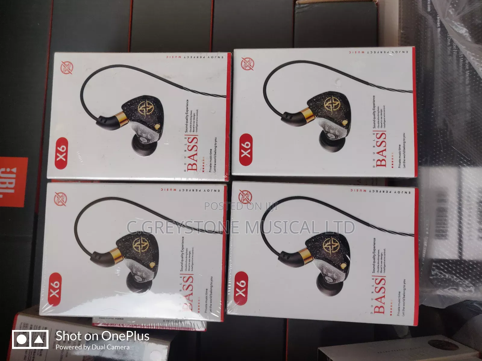Inear Monitor Earphone X6 Model