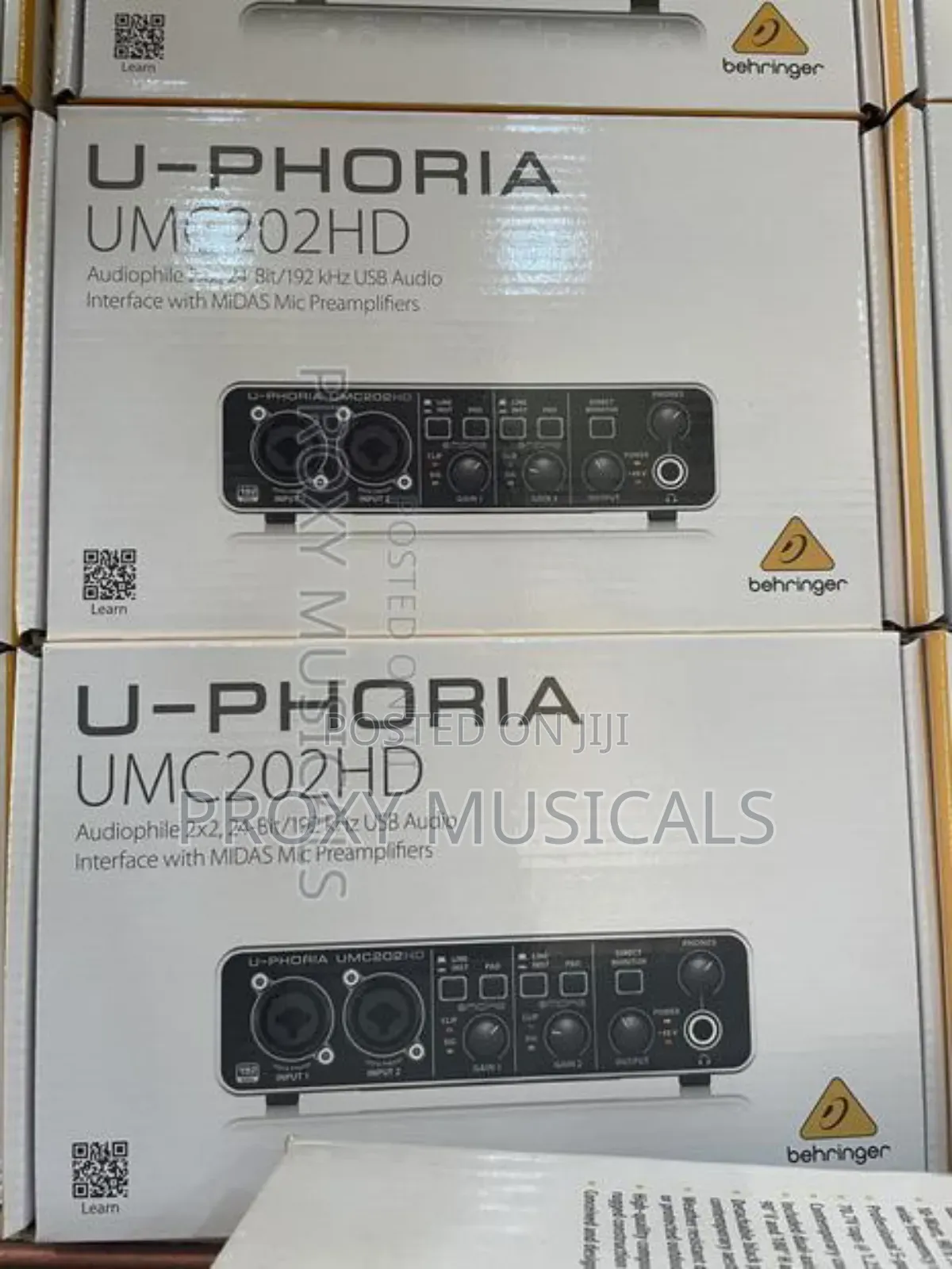 Behringer U-Phoria Umc202hd Audio Interface
