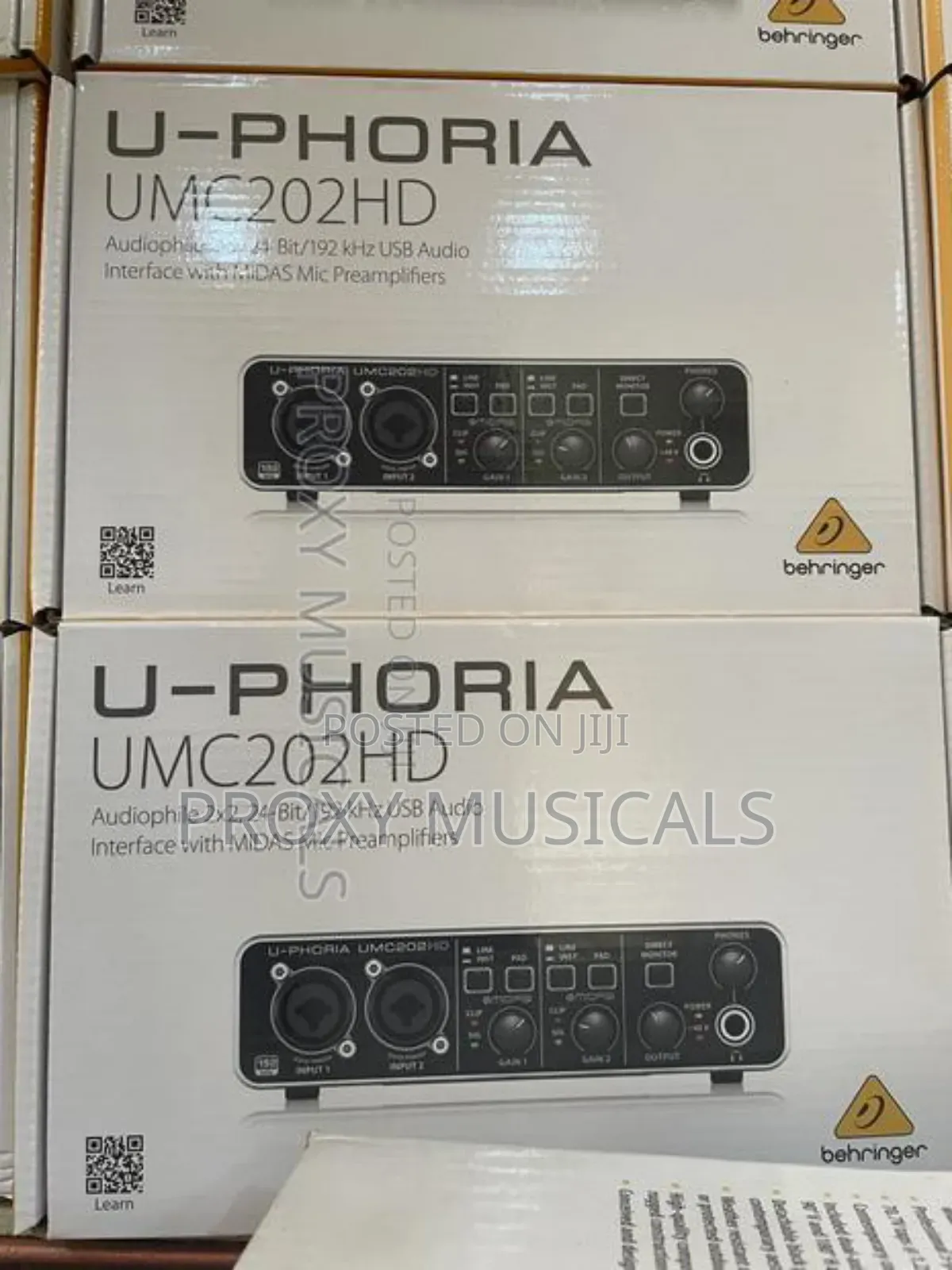 Behringer U-Phoria Umc202hd Audio Interface