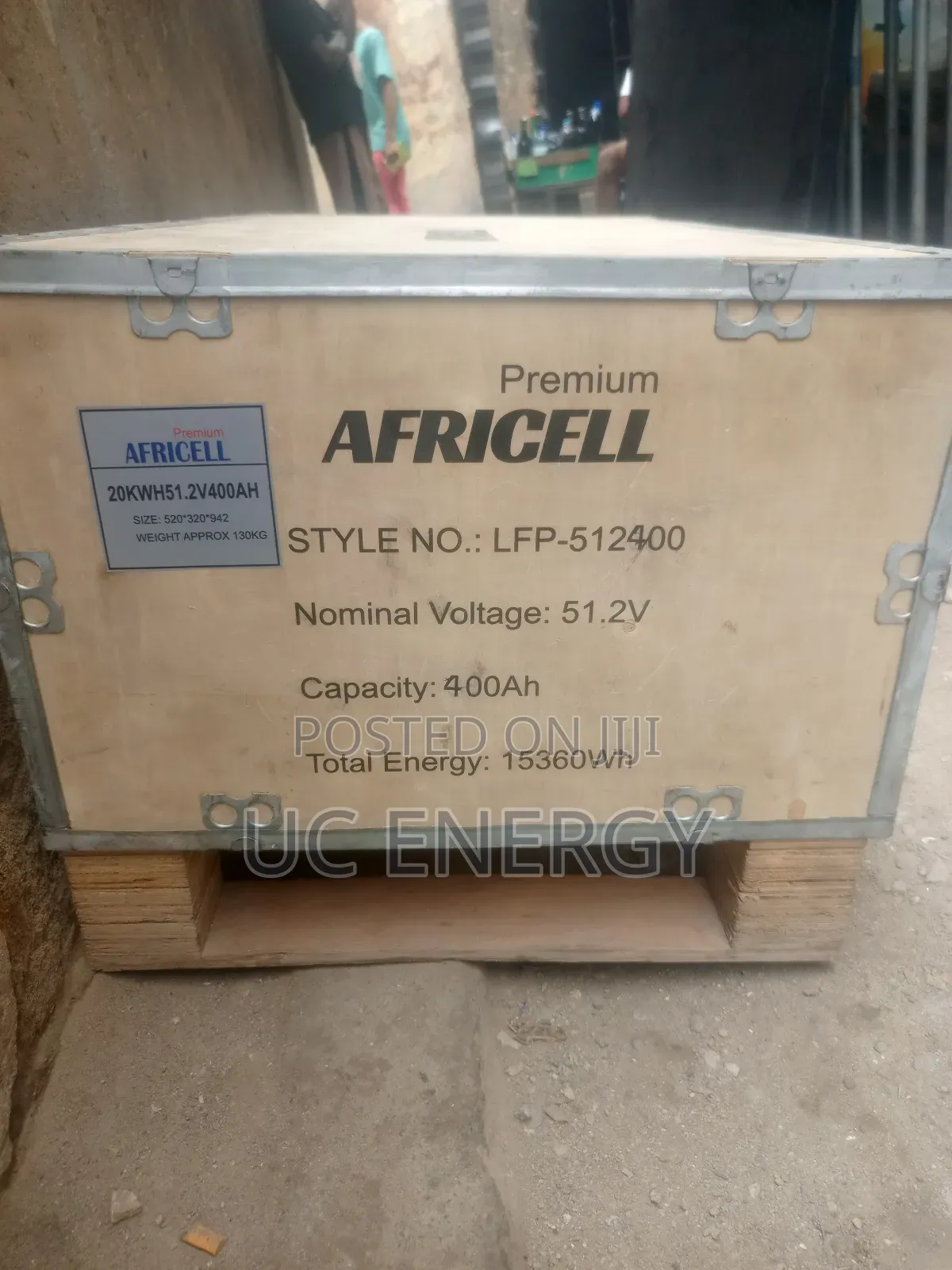20kwh Africell Solar Battery 51.2v