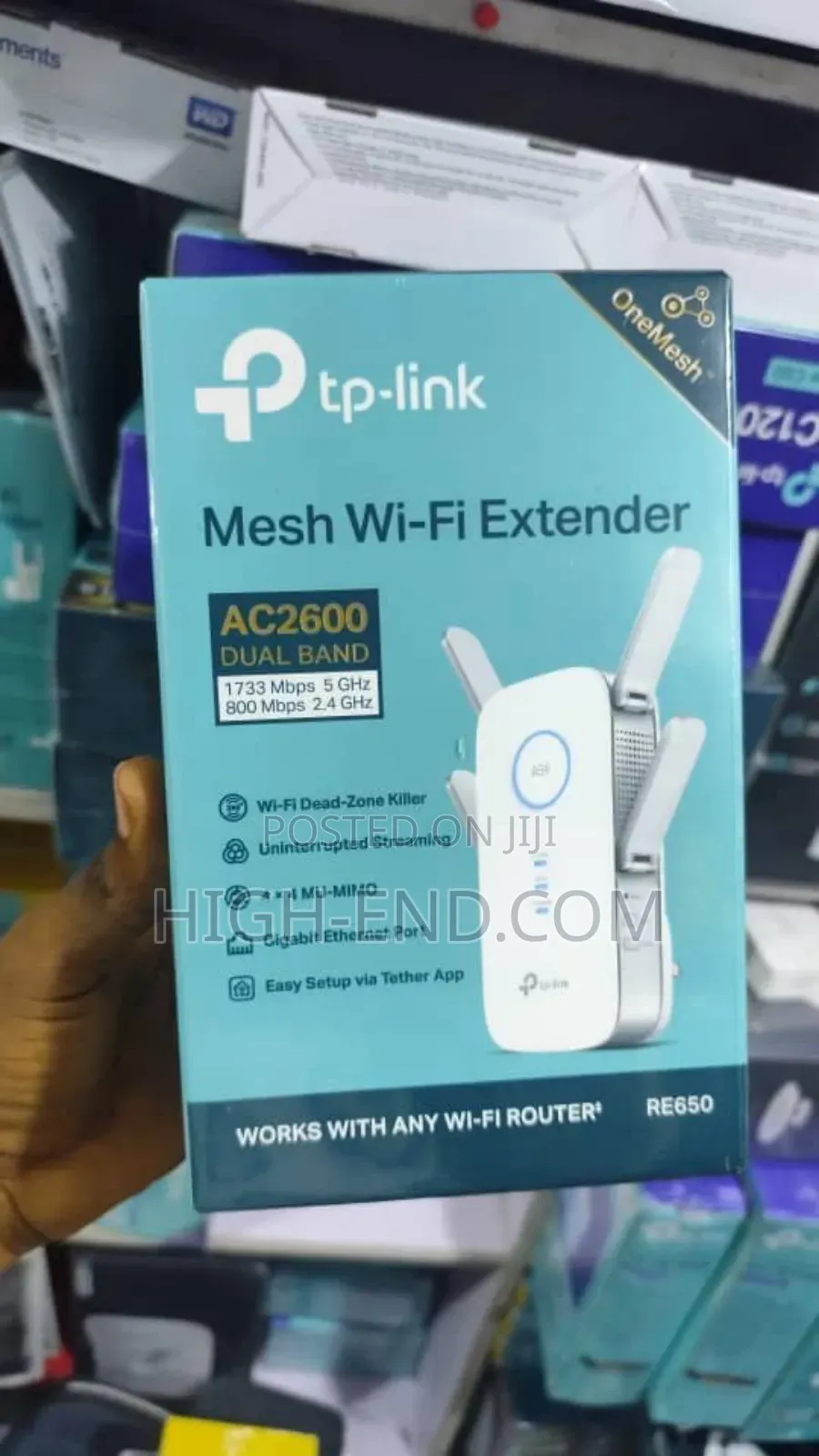 Tp-Link Wi-Fi Extender Re650 Dual Band Ac2600