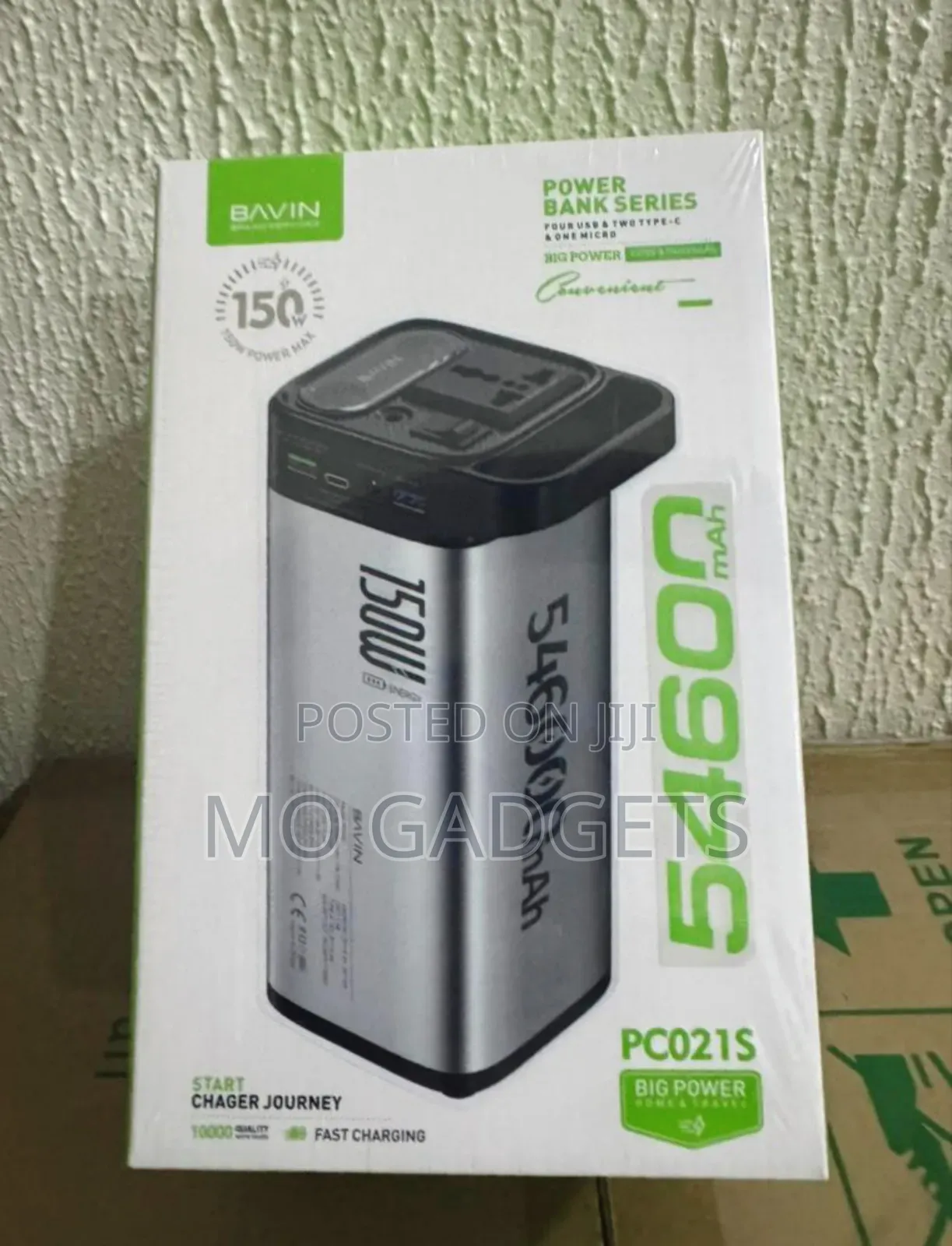 Bavin 54,600 Mah Laptop Power Bank 150watt