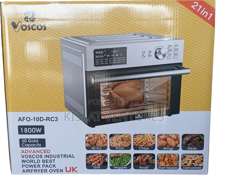 Voscos Air Fryer Oven 30 Liter- 1800w