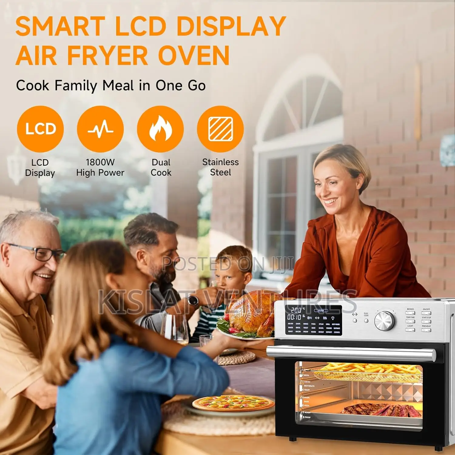 Voscos Air Fryer Oven 30 Liter- 1800w