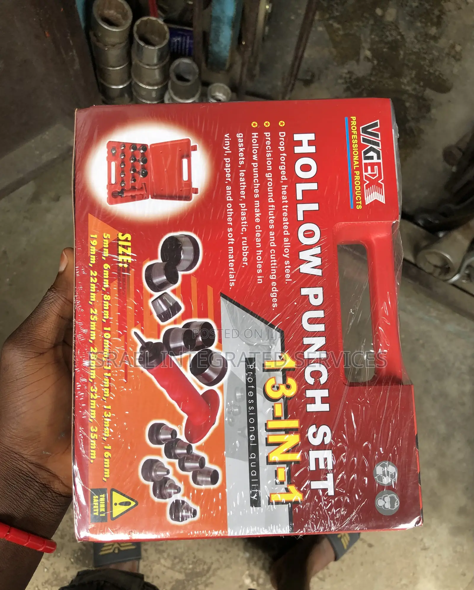Hollow Punch Set (3 in 1) 5 to 35mm