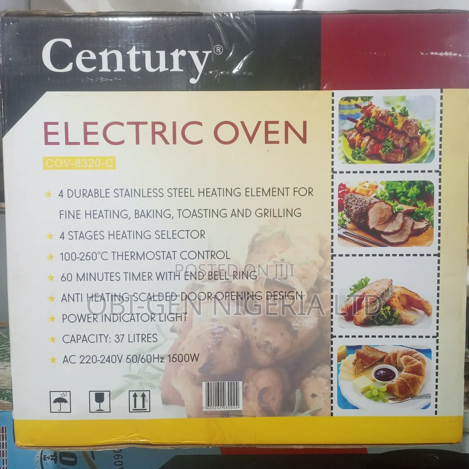Century Electric Oven Cov-8320-c 37-liter Set
