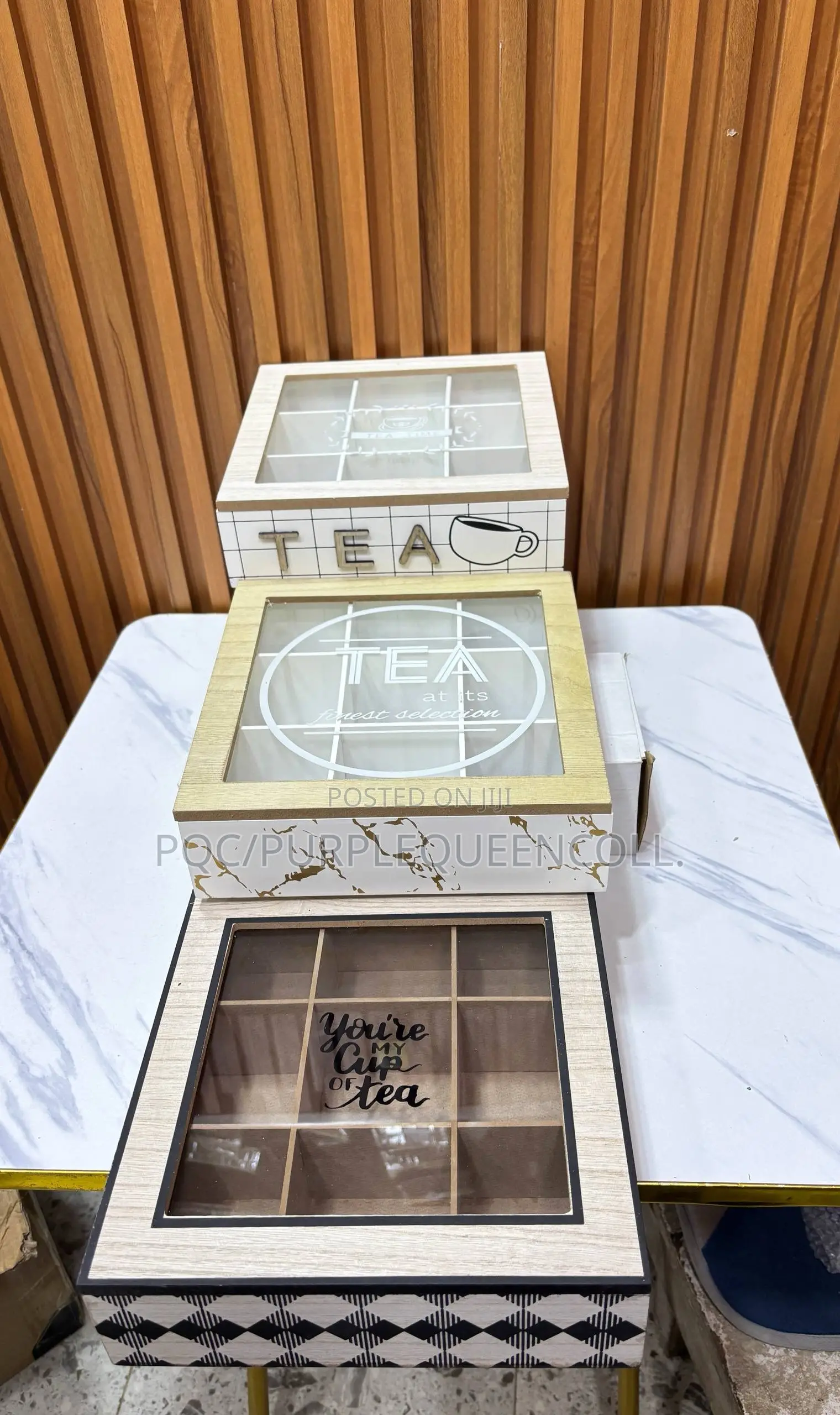 9 Slot Tea Box