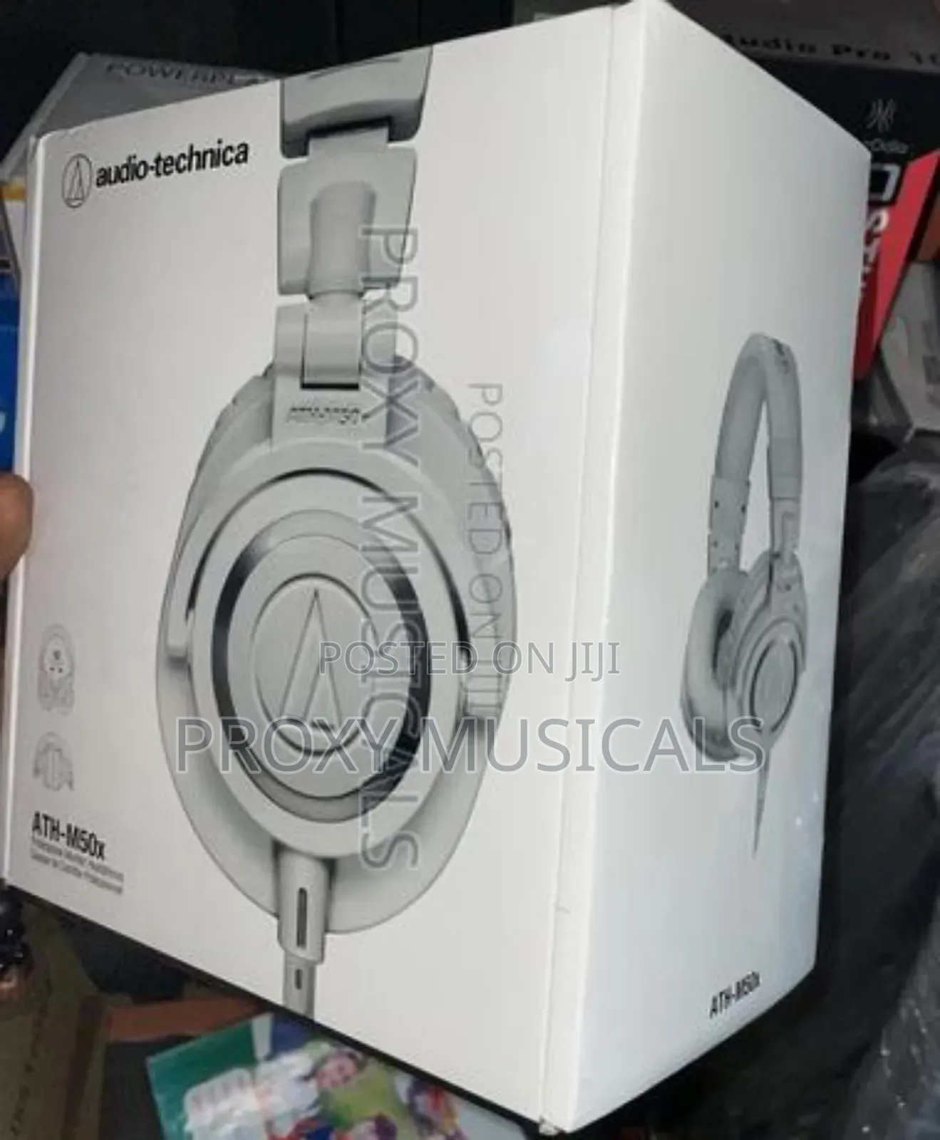 Audio-Technical Ath-M50x Professional Headphone-White