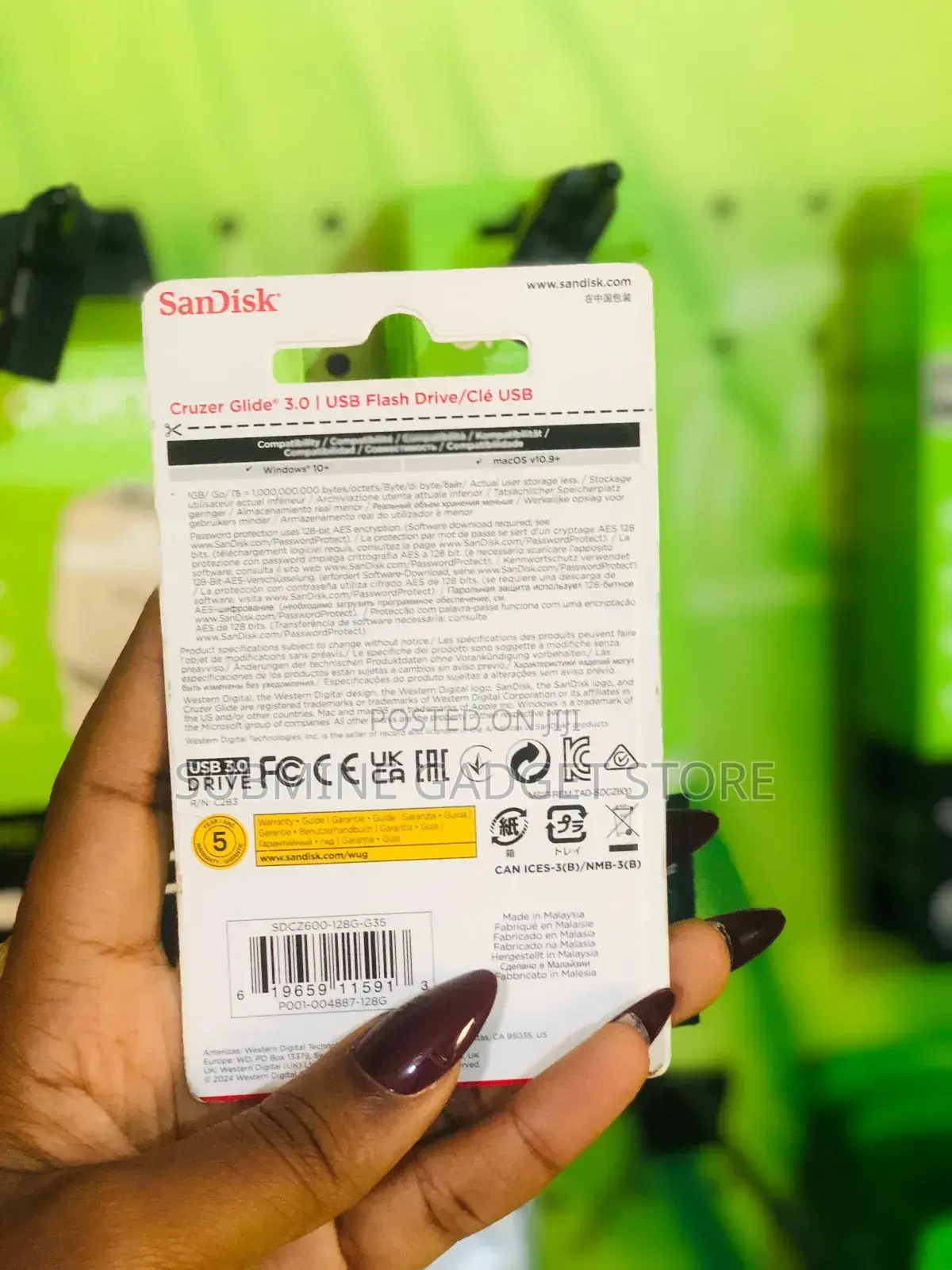 Sandisk 128gb Cruzer Glide