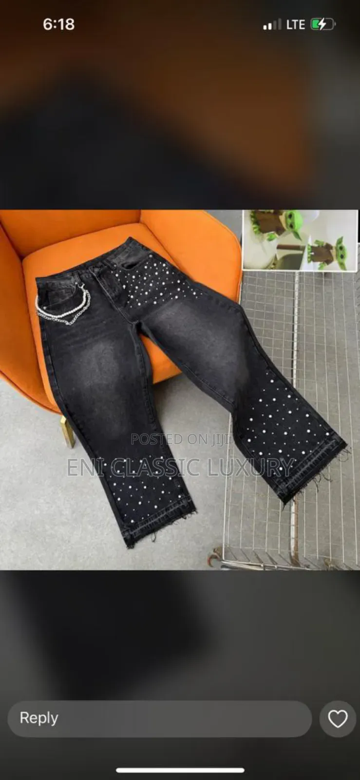 Pure Quality Luxury Cargo Jeans 👖 Available In Store