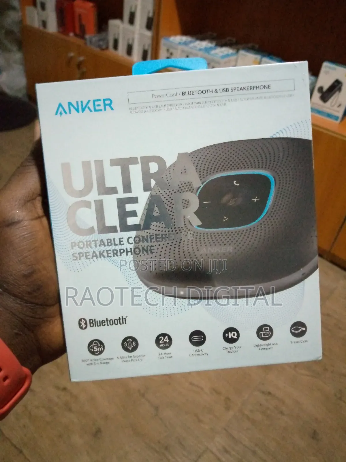 Ultra Clear Portable Conference Speakerphone
