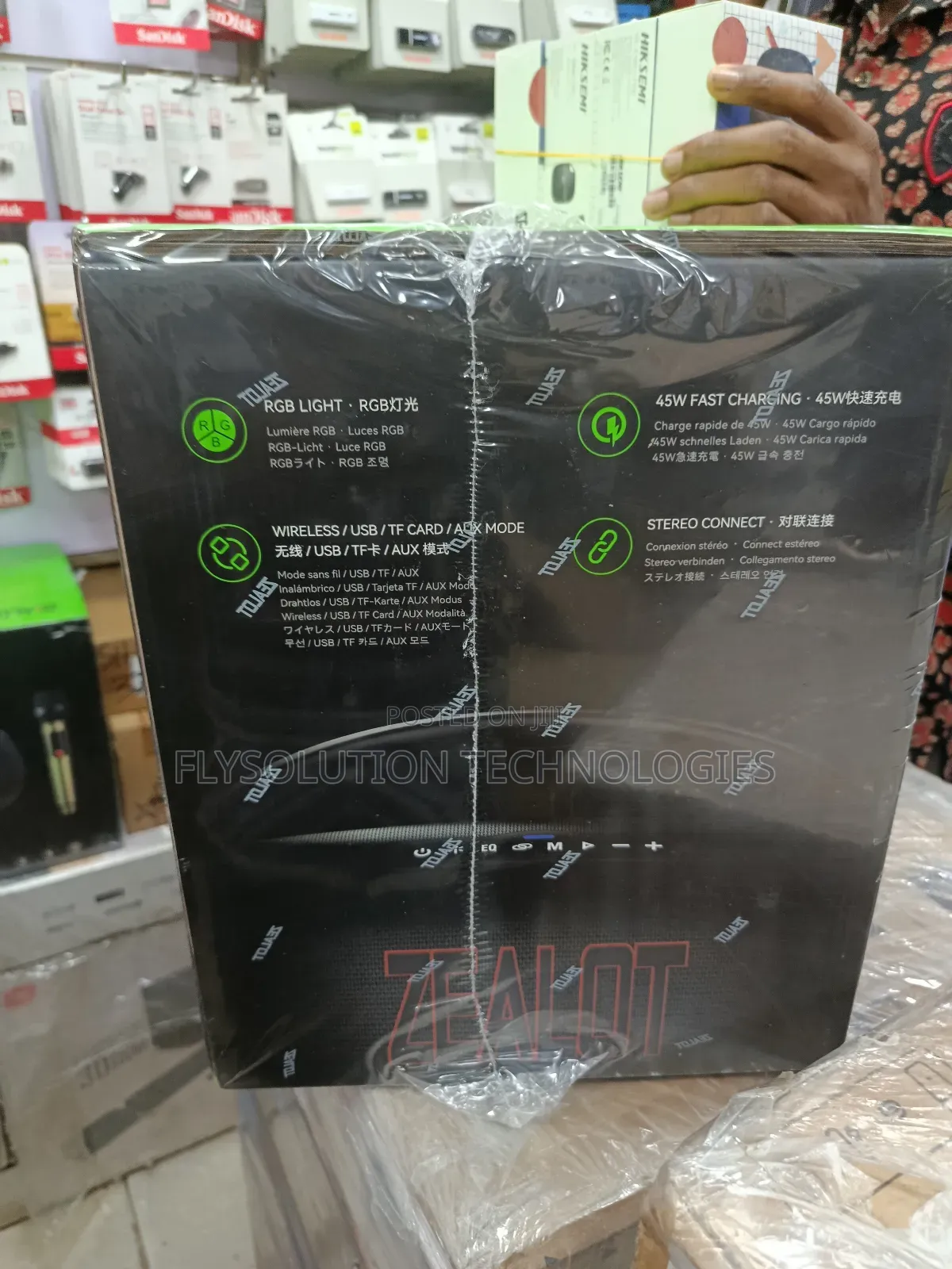 Zealot S98 160w Speakers Ipx7 Waterproof Portable Speaker