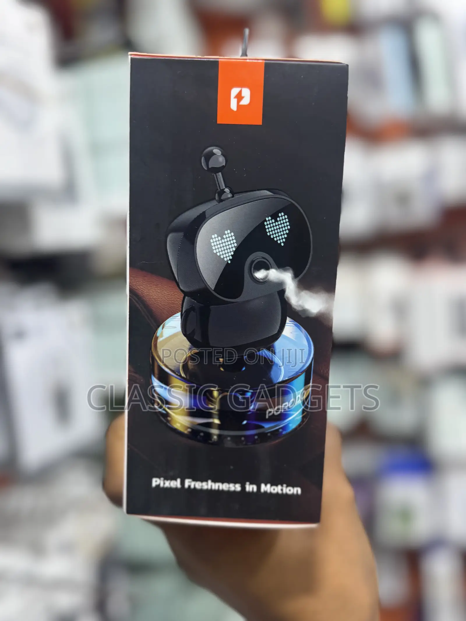Porodo Lifestyle Robovibe Smart Car Aroma Diffuser - Black