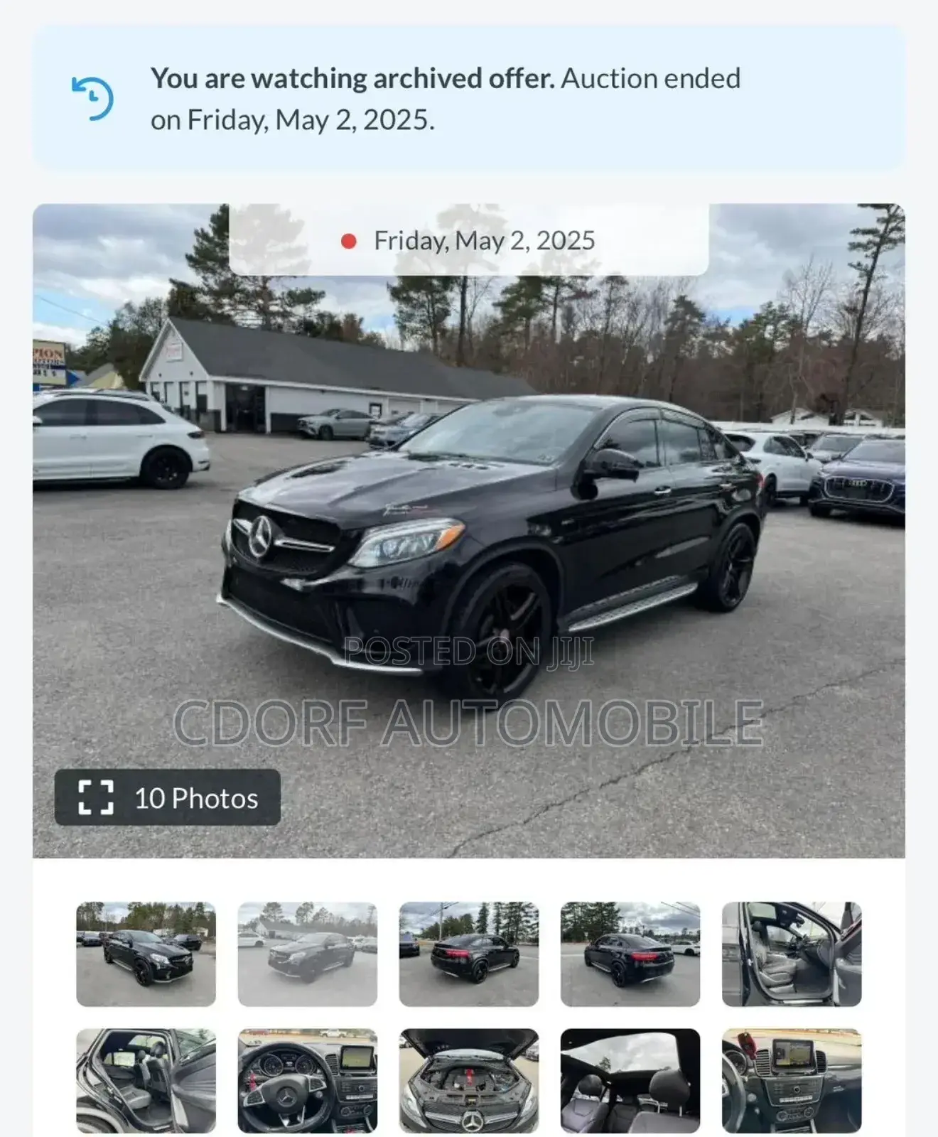 Mercedes-Benz GLE-Class 2016 Black