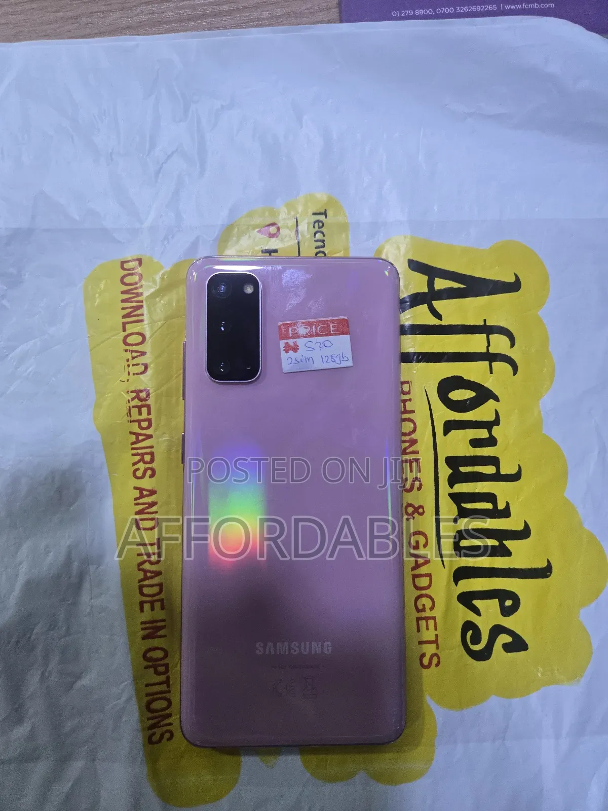 Samsung Galaxy S20 128 GB Pink