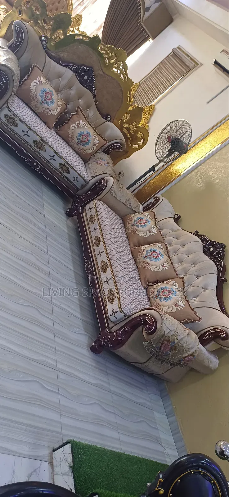 Newly Royal Sofa Fabric Chairs by 7seaters Full Set