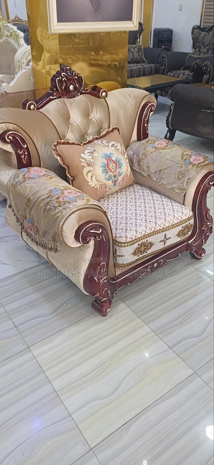 Newly Royal Sofa Fabric Chairs by 7seaters Full Set