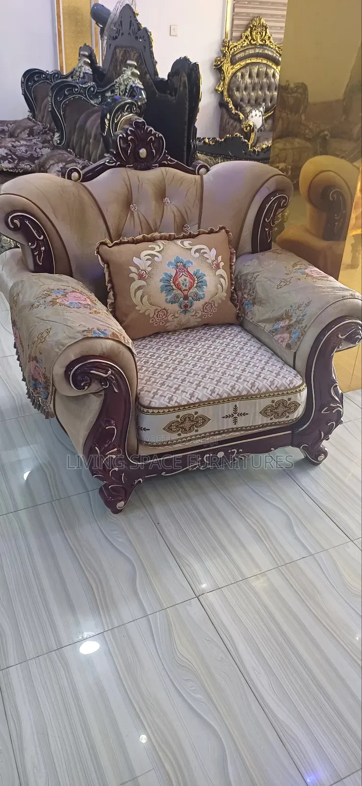 Newly Royal Sofa Fabric Chairs by 7seaters Full Set