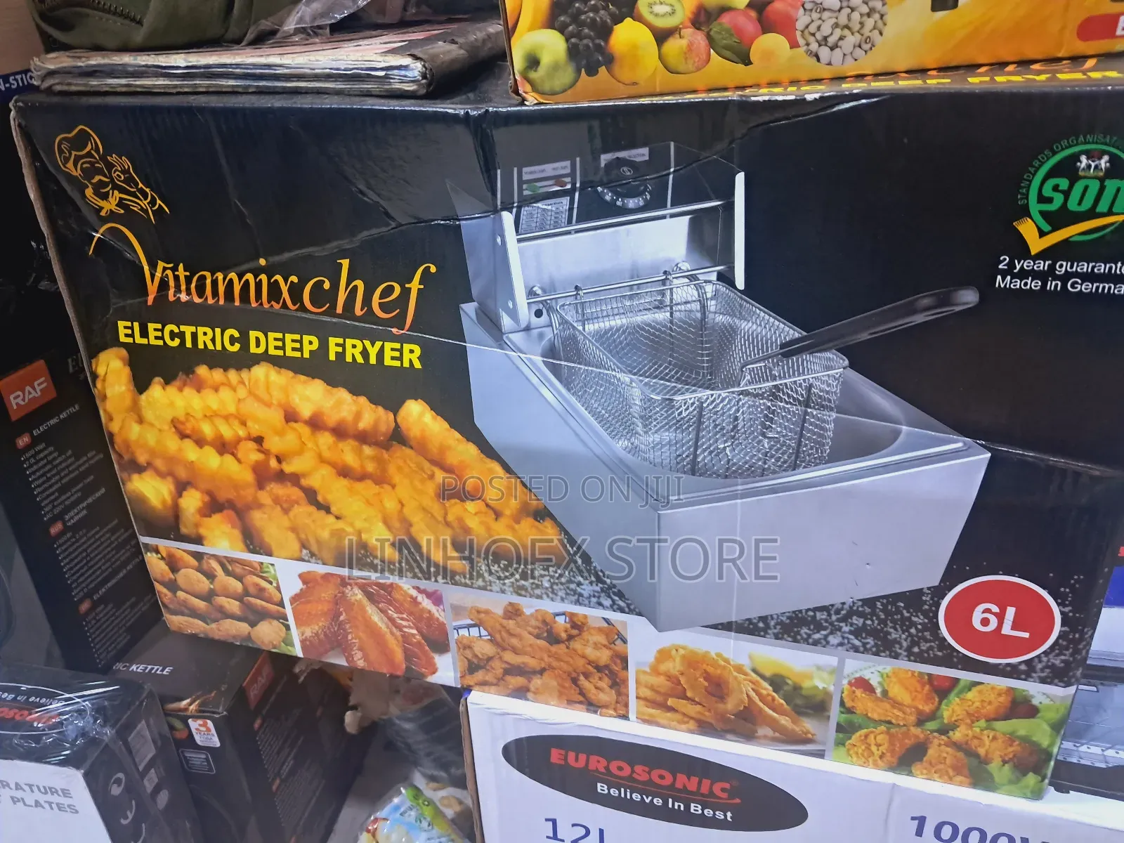 High-Quality Vitamixchef Electric Deep Fryer (6l)
