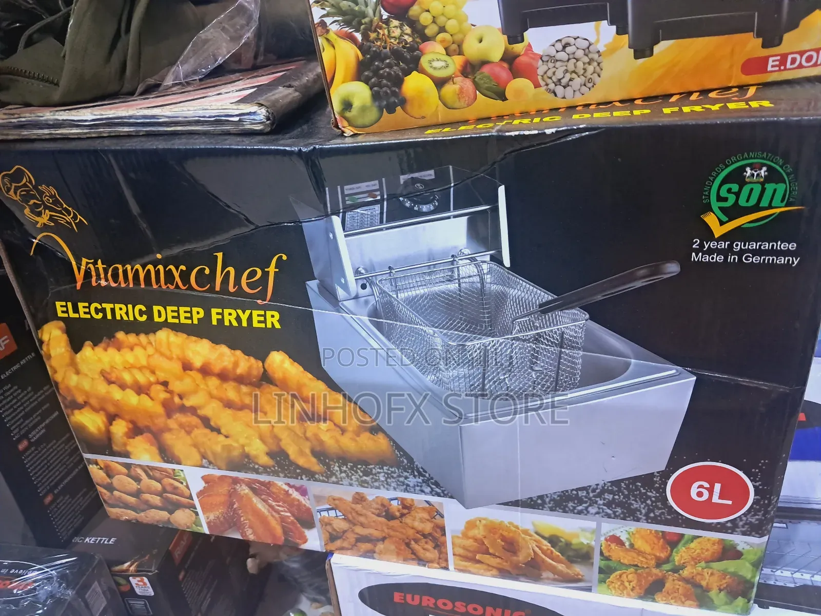 High-Quality Vitamixchef Electric Deep Fryer (6l)