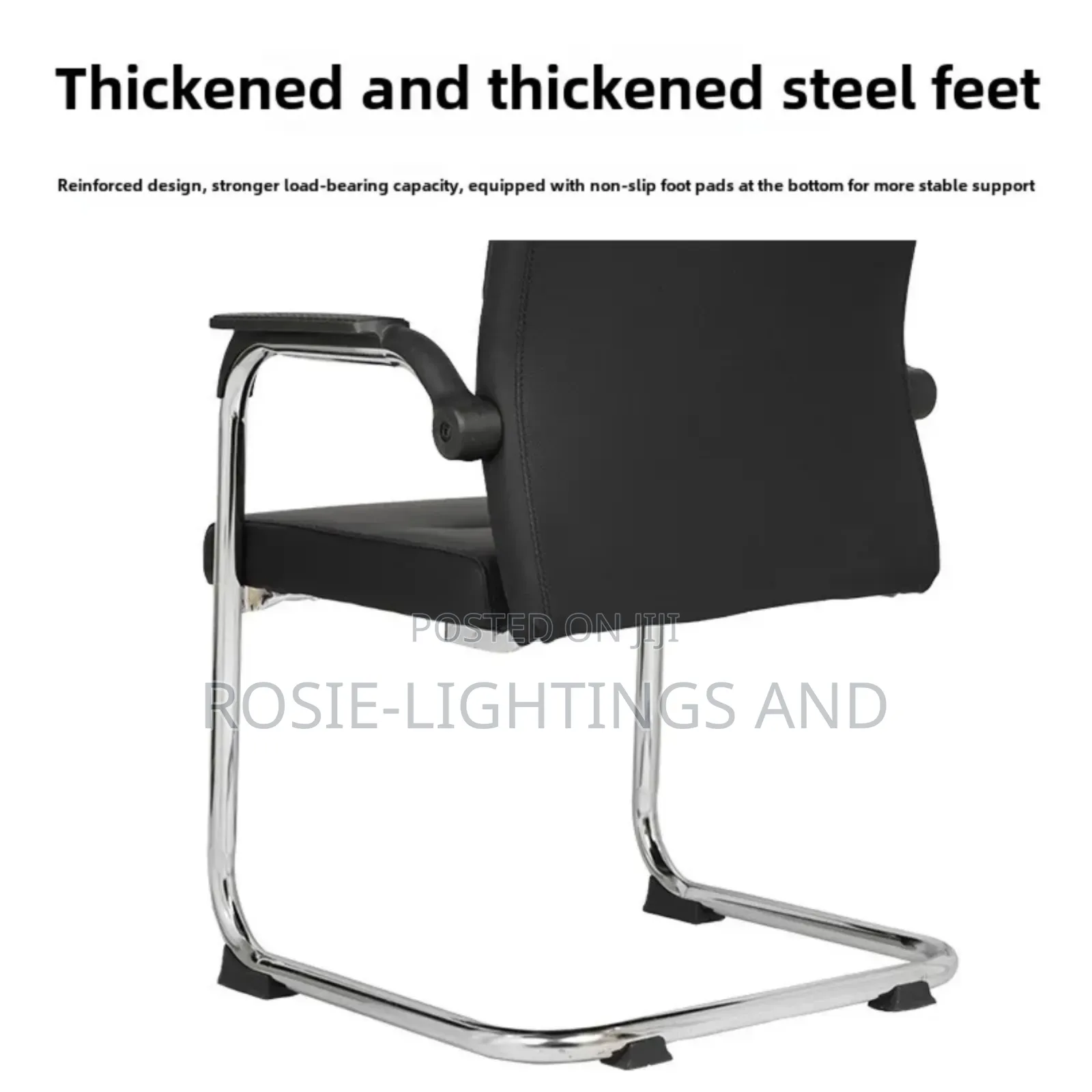 Executive Design Office Vistors Chair - Black