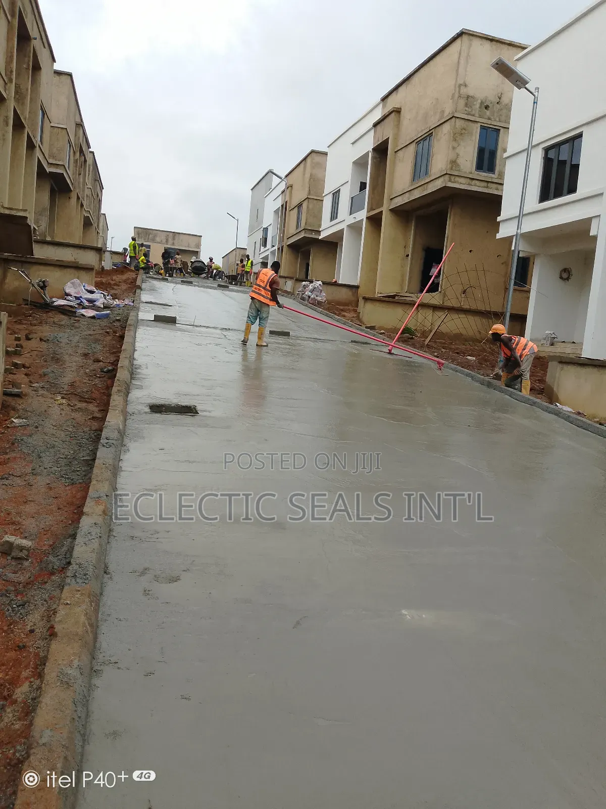 Re-Enforced Concrete Road Construction